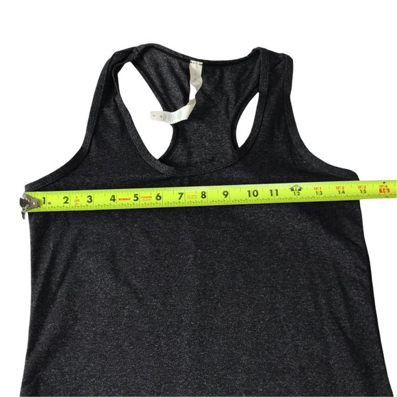 Lululemon CRB Tank Top Dark Charcoal Gray, Size Women's 8 Cool Racerback Yoga - Picture 7 of 9